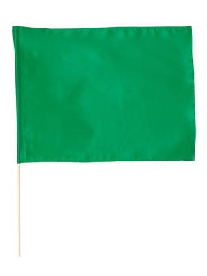 ●サテン大旗 メタリックグリーン φ12mm